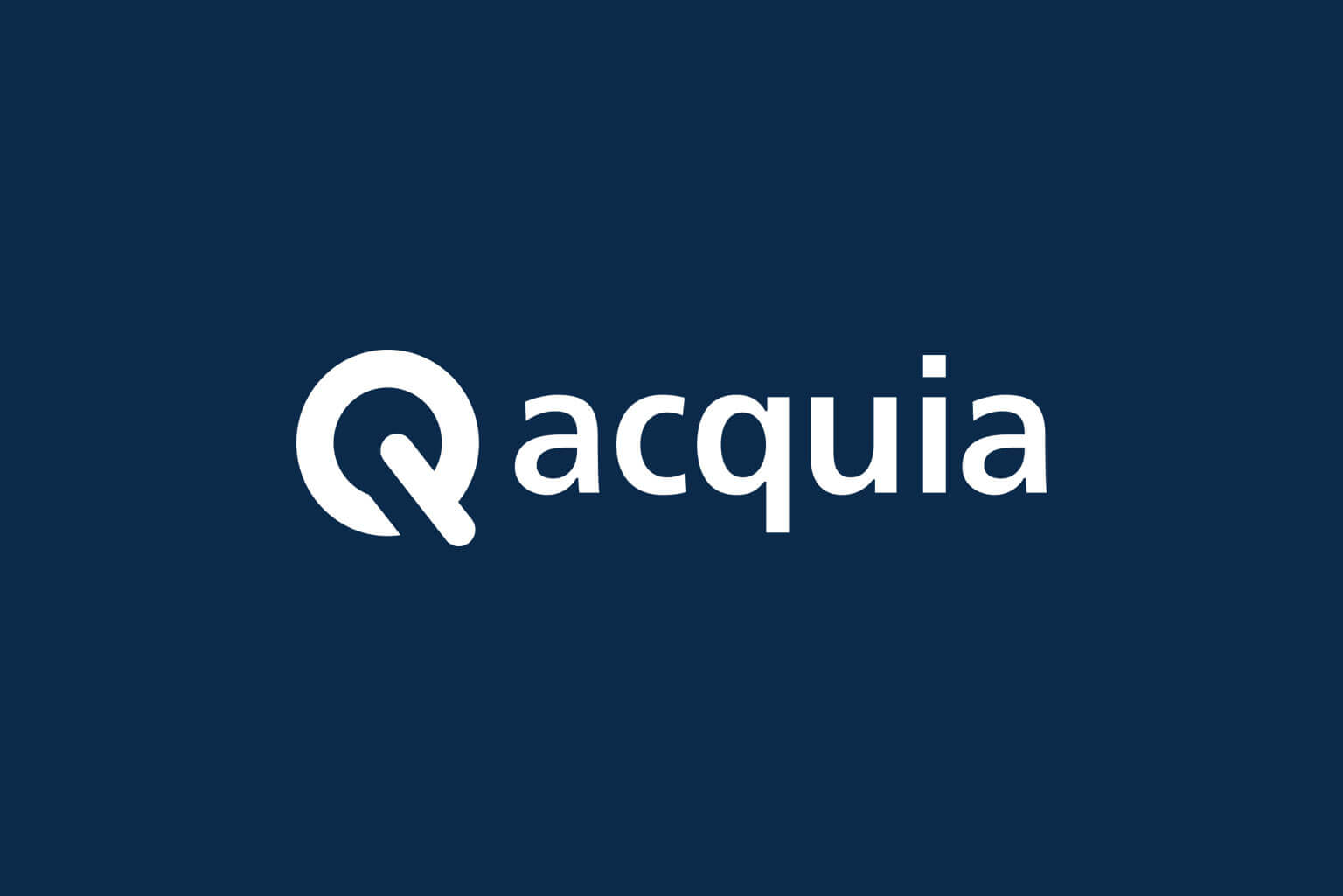 Acquia, brand id, logo, brochure, business card for a creative software company