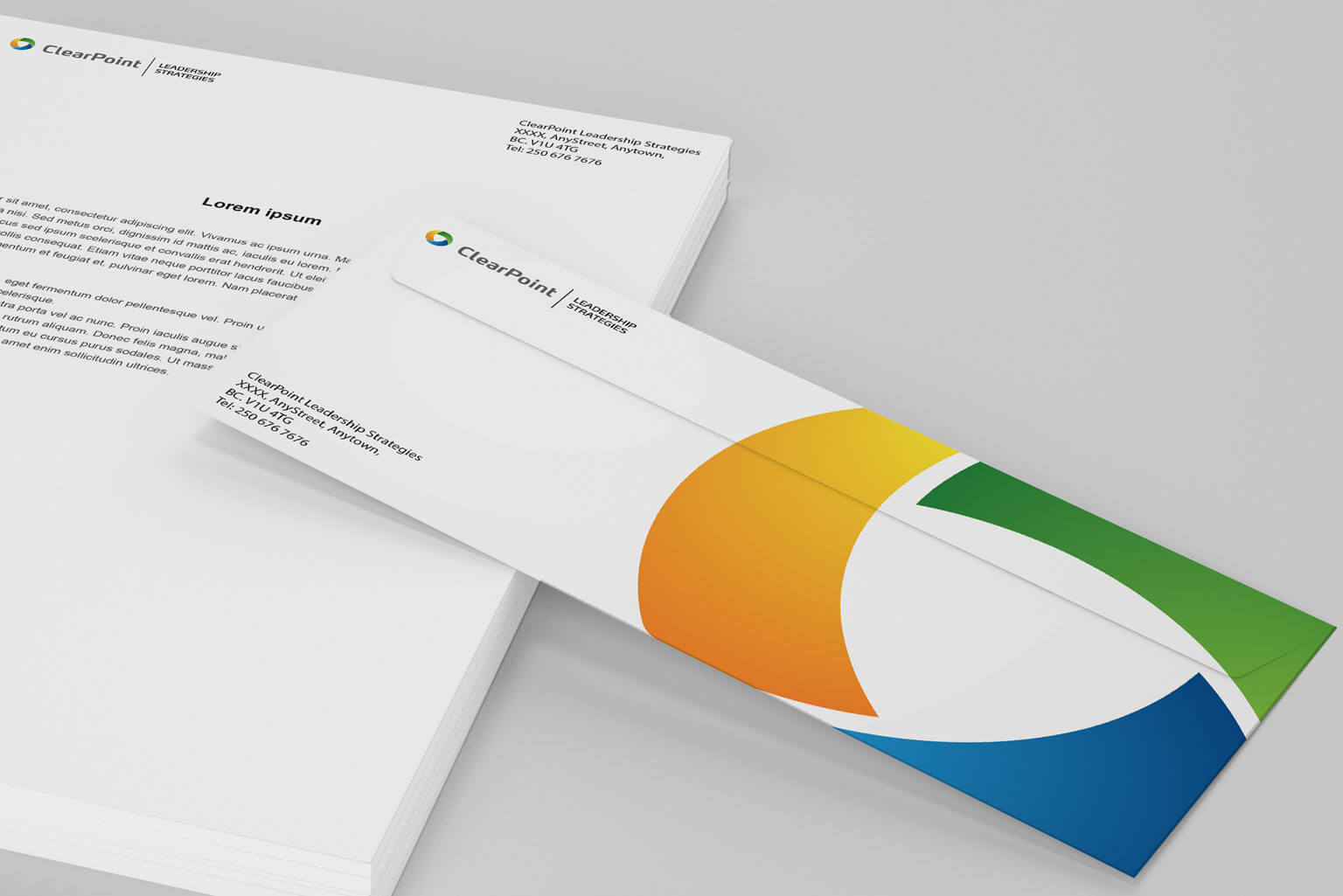 Clear Point is a Canada based finance company that targets small companies. The goal was to create a corp id logo that reflects balance but also is dynamic.