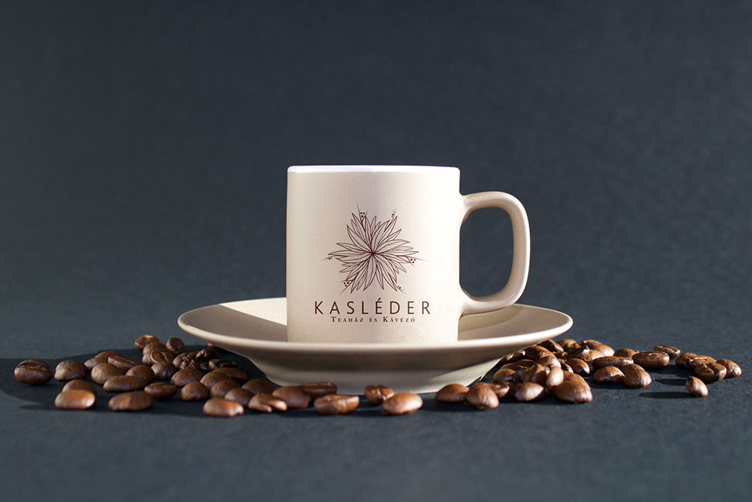 The Kasléder coffee and tea shop brand should reflect the devotion to the tea, the culture of the tea, homemade goodies and the healthy naturalistic lifestyle